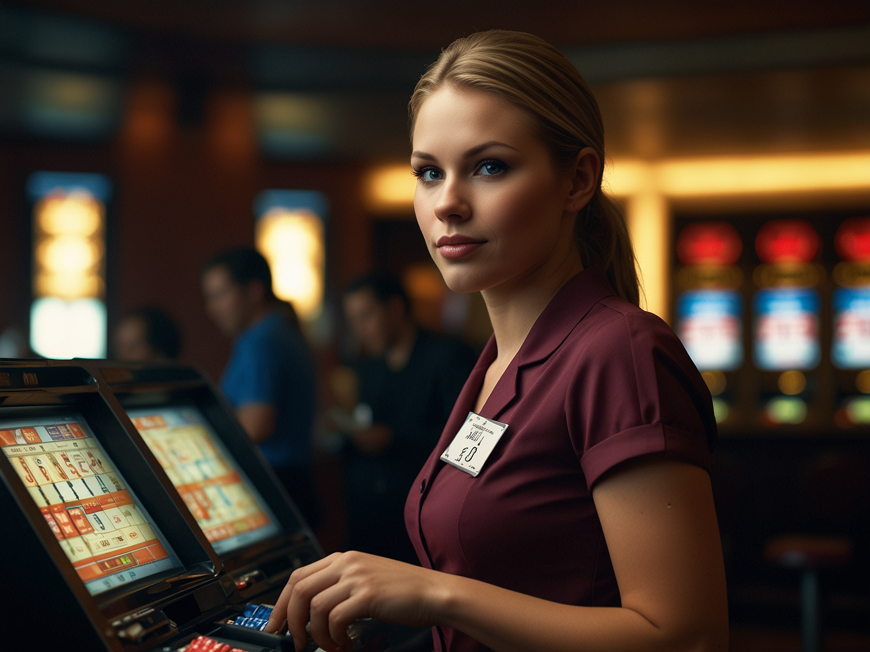 Cashier desk and transaction processing at Kulosaaren